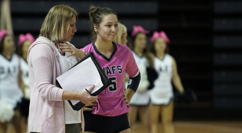 UAFS Volleyball Slide 1